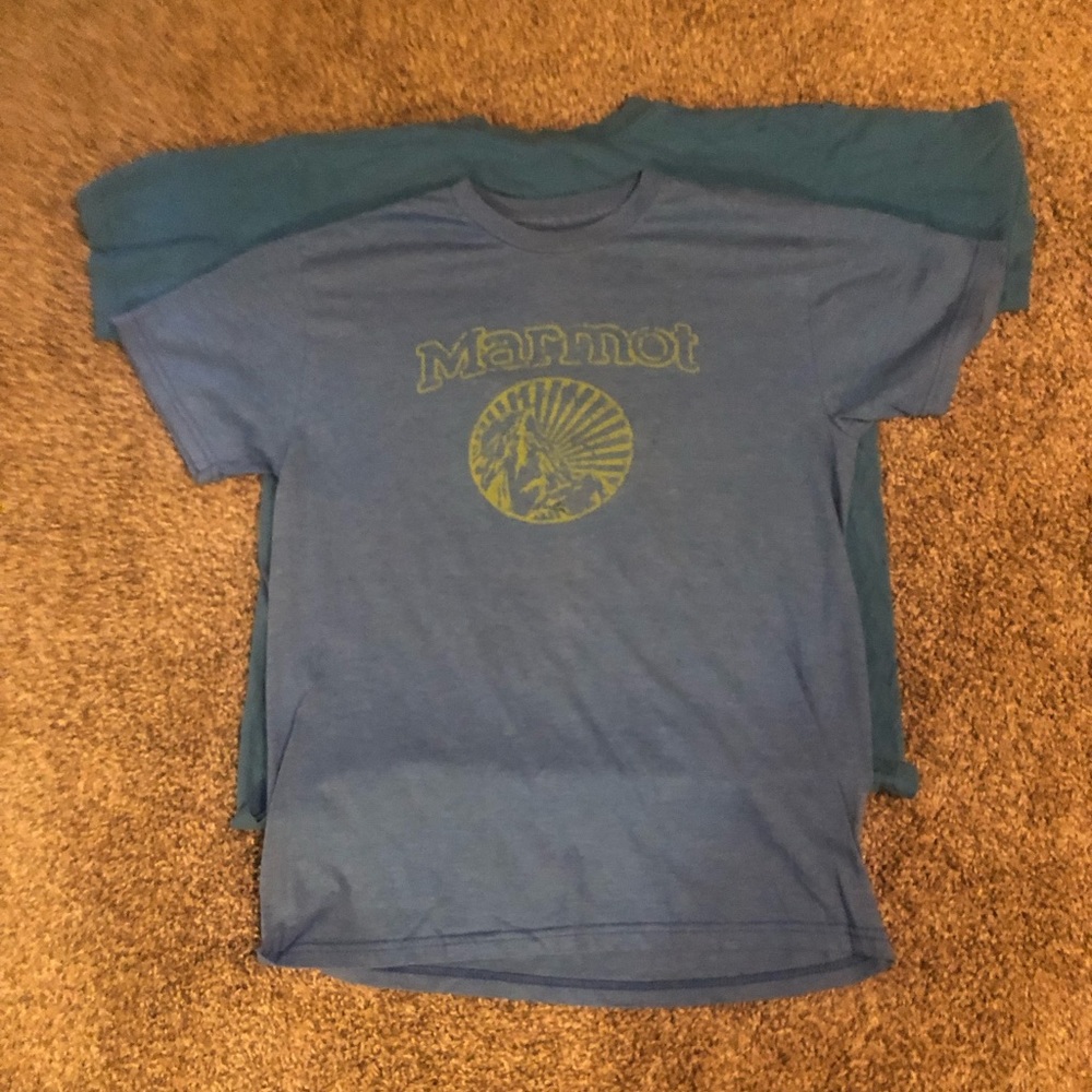 The North Face and Marmot T-Shirt- Medium